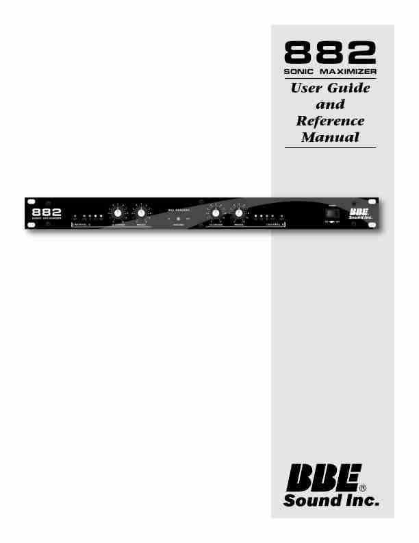 BBE Stereo Amplifier BBE 882-page_pdf